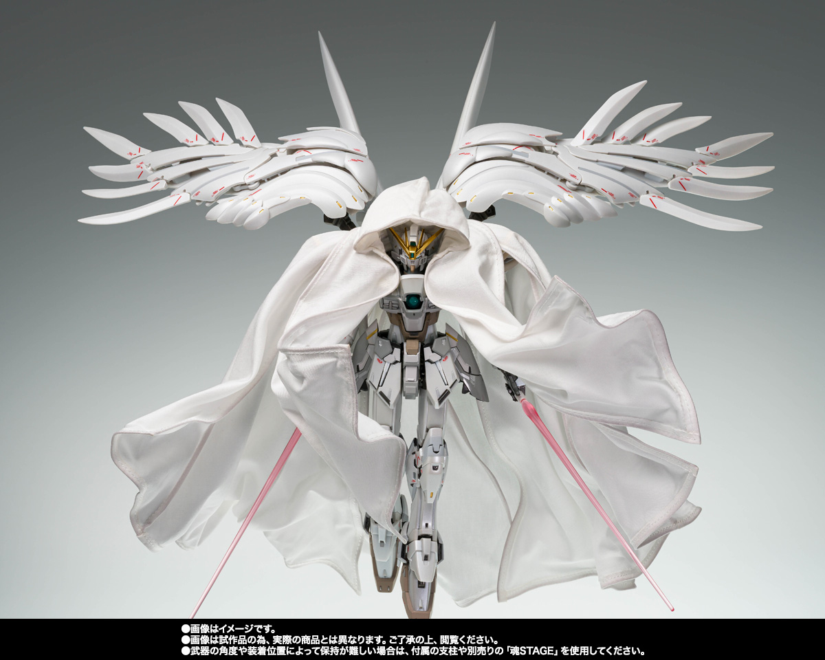 【限定販売】GUNDAM FIX FIGURATION METAL COMPOSITE『ウイングガンダムゼロ クロークドカスタム』新機動戦記ガンダムW 可変可動フィギュア-005