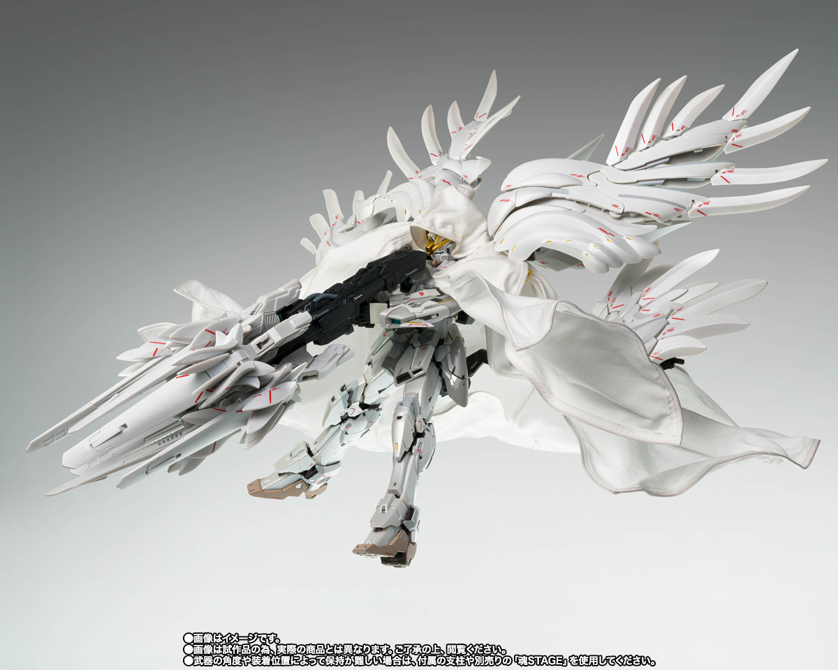 【限定販売】GUNDAM FIX FIGURATION METAL COMPOSITE『ウイングガンダムゼロ クロークドカスタム』新機動戦記ガンダムW 可変可動フィギュア-007