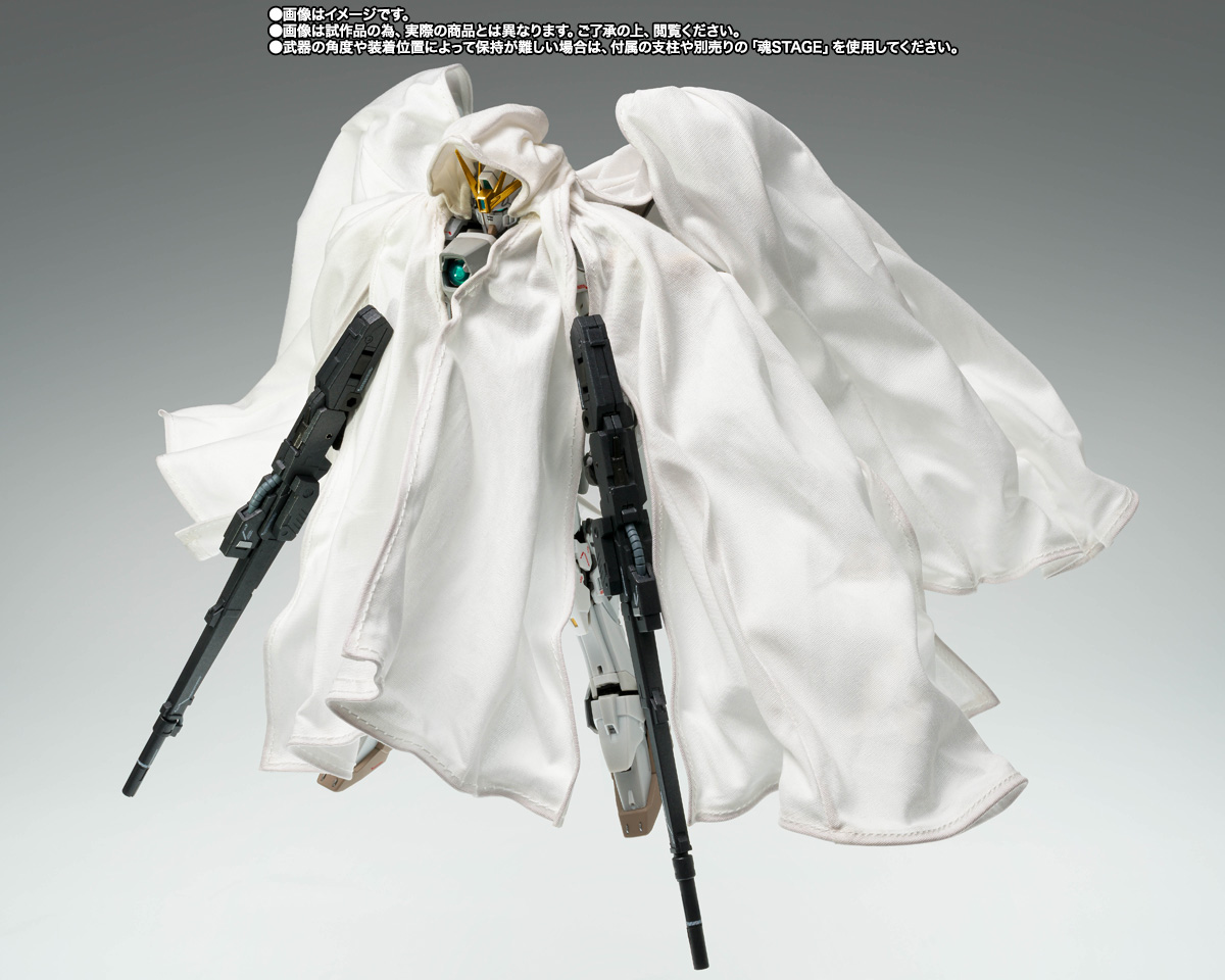 【限定販売】GUNDAM FIX FIGURATION METAL COMPOSITE『ウイングガンダムゼロ クロークドカスタム』新機動戦記ガンダムW 可変可動フィギュア-008
