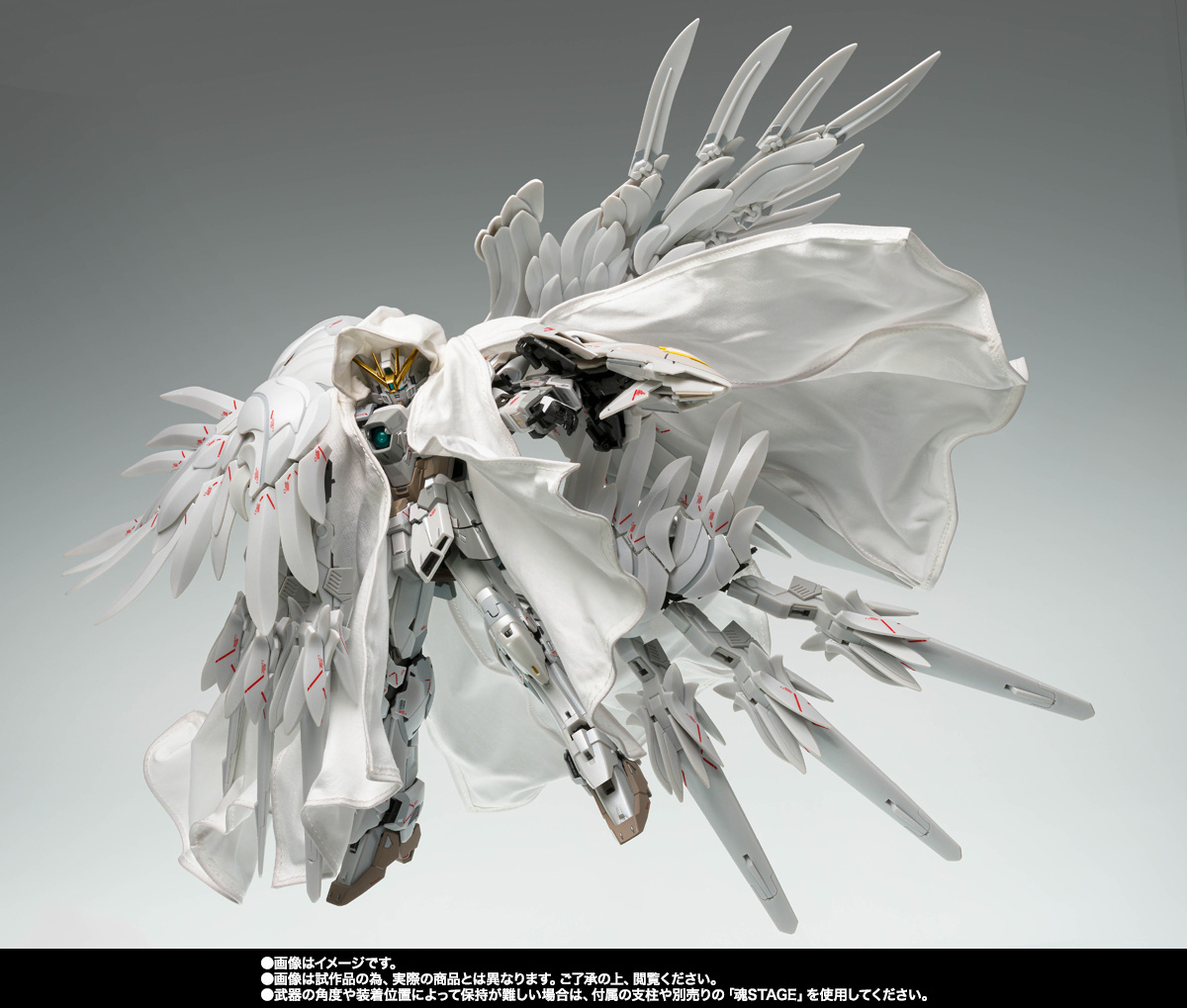 【限定販売】GUNDAM FIX FIGURATION METAL COMPOSITE『ウイングガンダムゼロ クロークドカスタム』新機動戦記ガンダムW 可変可動フィギュア-010