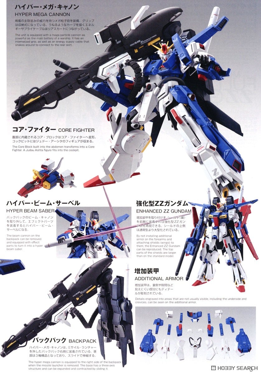 【再販】MG 1/100『フルアーマーZZガンダム Ver.Ka』機動戦士ガンダムΖΖ プラモデル-028