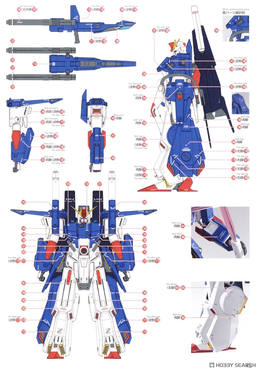 【再販】MG 1/100『フルアーマーZZガンダム Ver.Ka』機動戦士ガンダムΖΖ プラモデル-034
