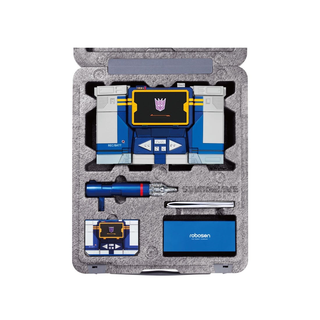 フラッグシップ『サウンドウェーブ（英語版）』トランスフォーマー 自動変形フィギュア-002