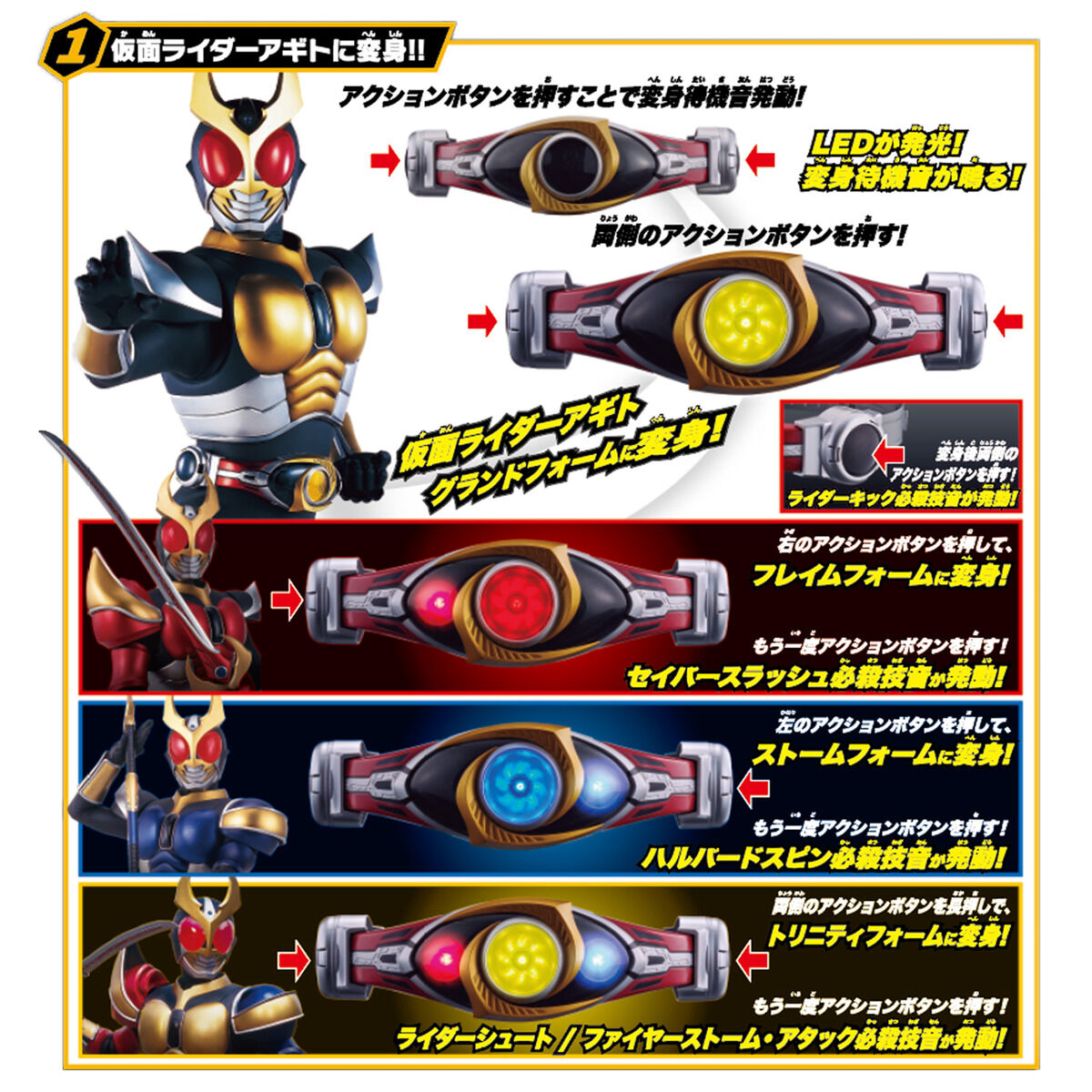 SUPER BEST EX『DX変身ベルト オルタリング シャイニングセット』仮面ライダーアギト 変身なりきり-002