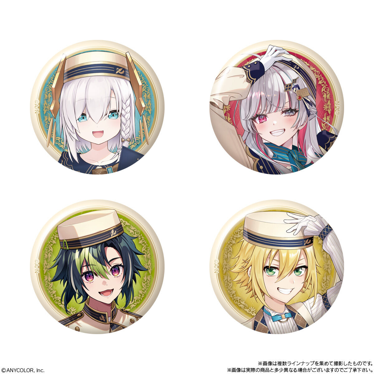 【食玩】『にじさんじ 缶バッジビスケット2』12個入りBOX-003