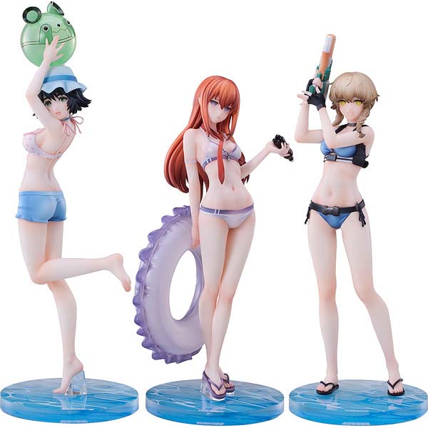 STEINS；GATE『牧瀬紅莉栖＆椎名まゆり＆阿万音鈴羽 水着Ver. セット』1/7 完成品フィギュア