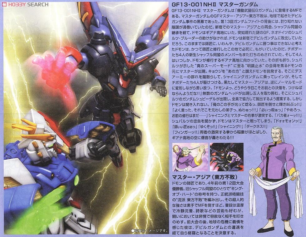 【再販】HGFC 1/144『マスターガンダム＆風雲再起』機動武闘伝Gガンダム プラモデル-016