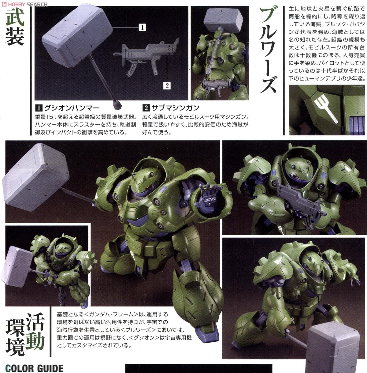 【再販】HG 1/144『ガンダムグシオン』機動戦士ガンダム 鉄血のオルフェンズ プラモデル-008