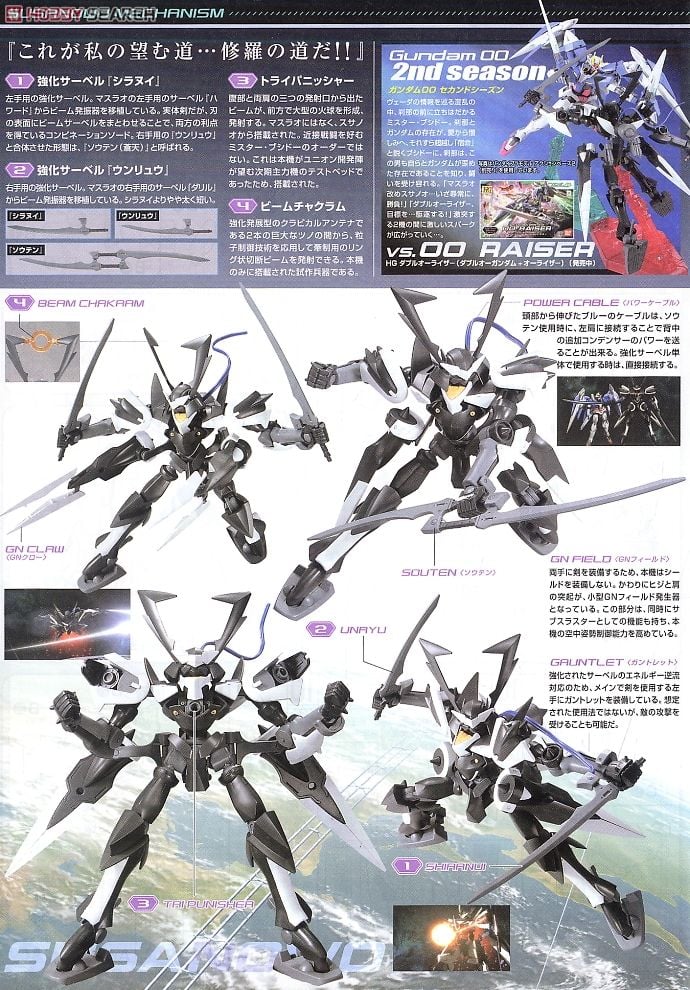 【再販】HG 1/144『スサノオ』機動戦士ガンダム00 プラモデル-011