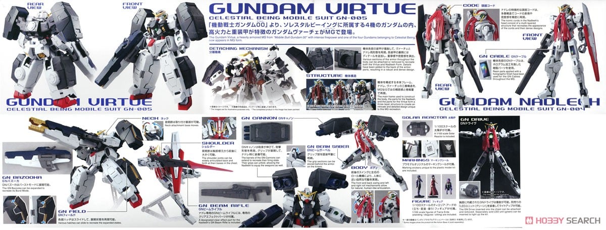 【再販】MG 1/100『ガンダムヴァーチェ』機動戦士ガンダム00 プラモデル-013