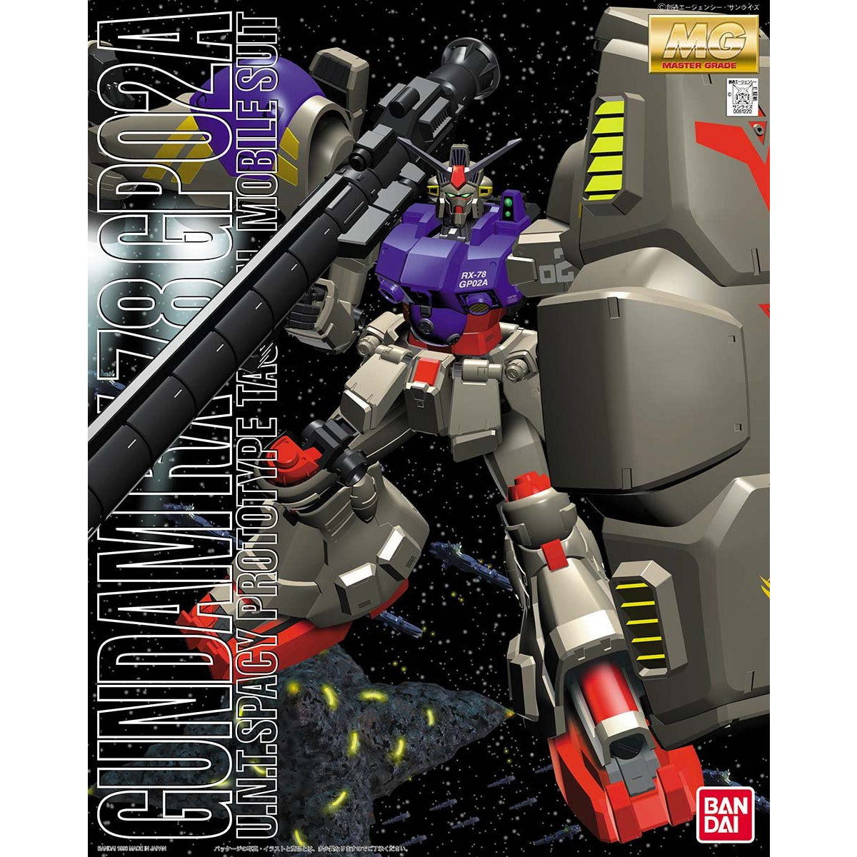 【再販】MG 1/100『ガンダムRX-78GP02A』機動戦士ガンダム0083 プラモデル-001