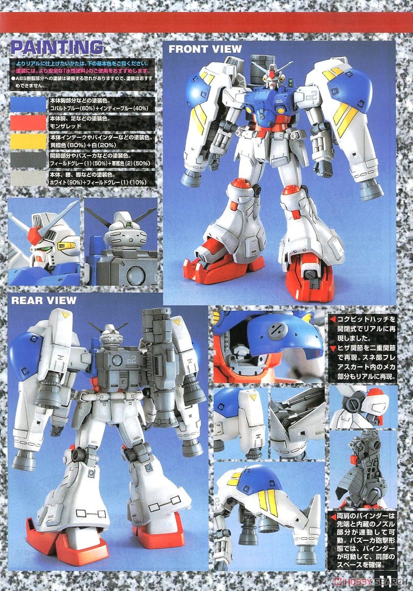 【再販】MG 1/100『ガンダムRX-78GP02A』機動戦士ガンダム0083 プラモデル-018