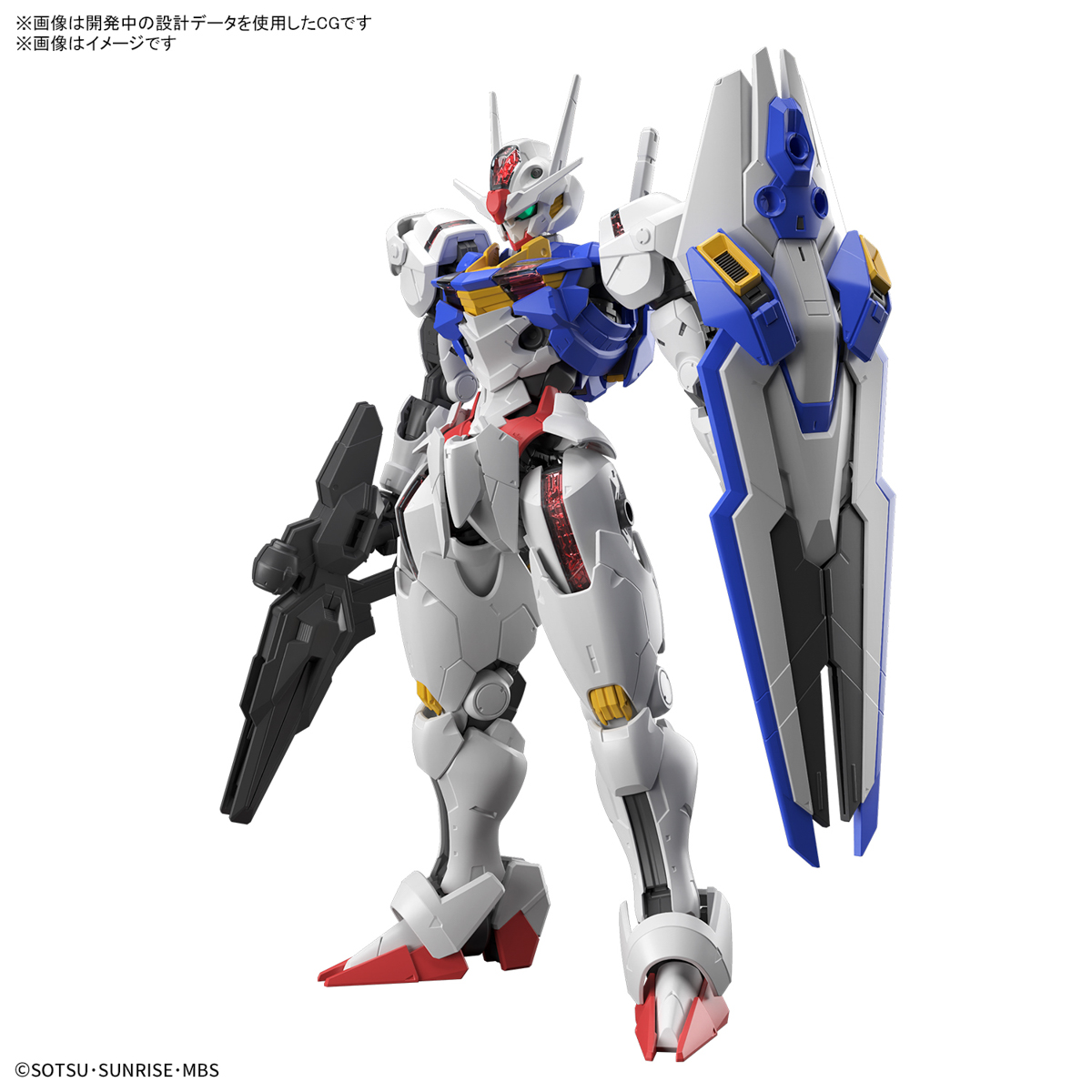 【再販】FULL MECHANICS 1/100『ガンダムエアリアル』機動戦士ガンダム 水星の魔女 プラモデル-013
