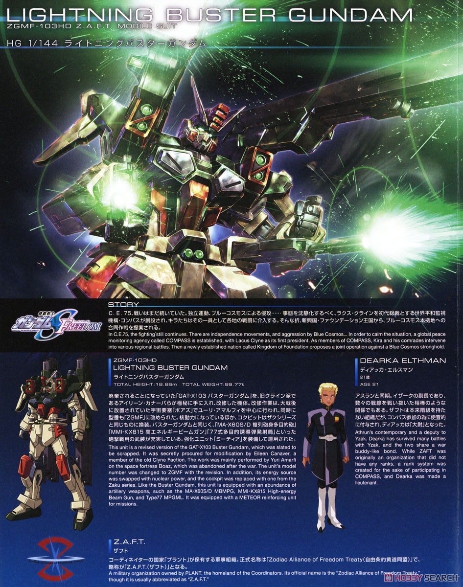 【再販】HG 1/144『ライトニングバスターガンダム』機動戦士ガンダムSEED FREEDOM プラモデル-026