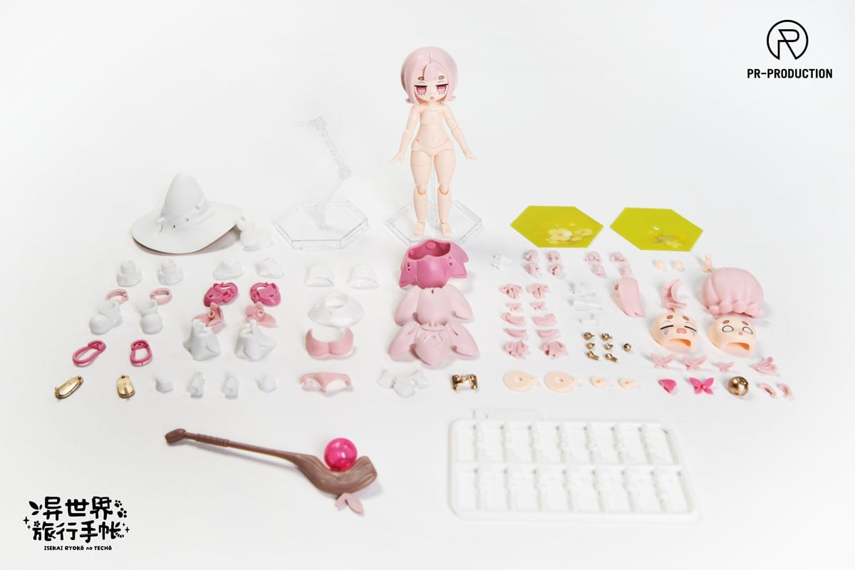 異世界旅行手帳『02B 新人ウィザード マーズ・ストック サクラマジックVer.』プラスチックキット-004