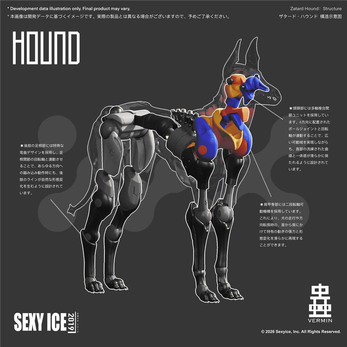 蟲シリ一ズ『犬型生物兵器 ザタード・ハウンド Zatard Hound』アクションフィギュア-024