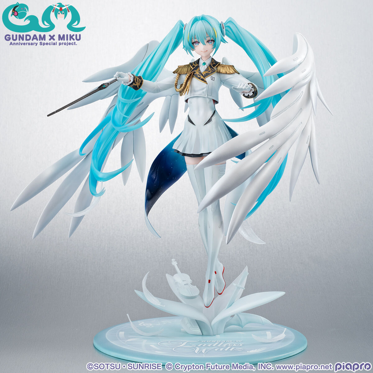 【限定販売】Lucrea(ルクリア) 機動戦士ガンダム45周年×初音ミク『初音ミク×ウイングガンダムゼロ EW』1/7 完成品フィギュア-002