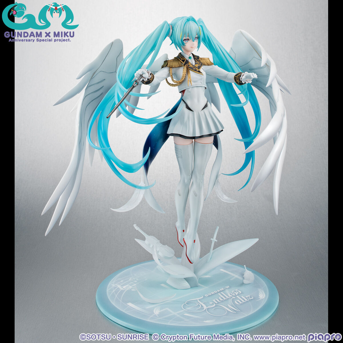 【限定販売】Lucrea(ルクリア) 機動戦士ガンダム45周年×初音ミク『初音ミク×ウイングガンダムゼロ EW』1/7 完成品フィギュア-006