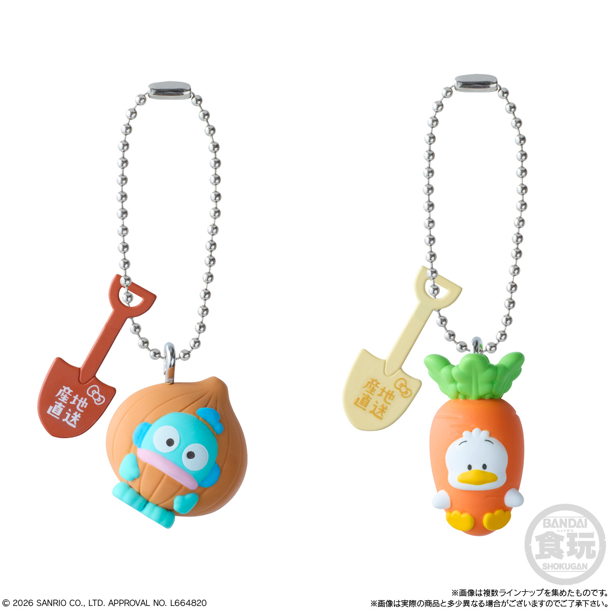 【食玩】『サンリオキャラクターズ ベジタブルビスケット＆チャーム』10個入りBOX-005