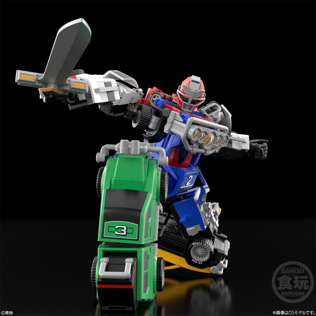 【食玩】SMP [SHOKUGAN MODELING PROJECT] 『激走合体 RVロボ』激走戦隊カーレンジャー プラモデル-009