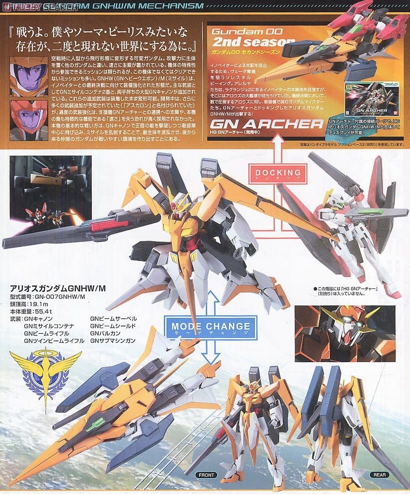 【再販】HG 1/144『アリオスガンダム GNHW/M』機動戦士ガンダム00 プラモデル-011