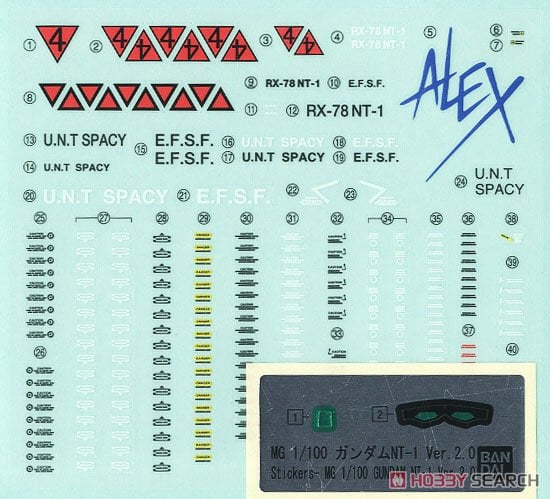 【再販】MG 1/100『ガンダムNT-1 Ver.2.0』機動戦士ガンダム0080 ポケットの中の戦争 プラモデル-024