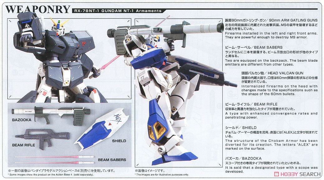 【再販】MG 1/100『ガンダムNT-1 Ver.2.0』機動戦士ガンダム0080 ポケットの中の戦争 プラモデル-030