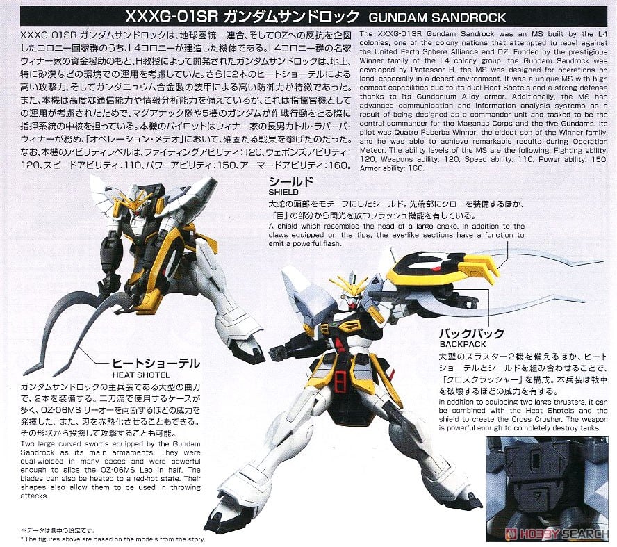 【再販】HG 1/144『ガンダムサンドロック』新機動戦記ガンダムW プラモデル-011
