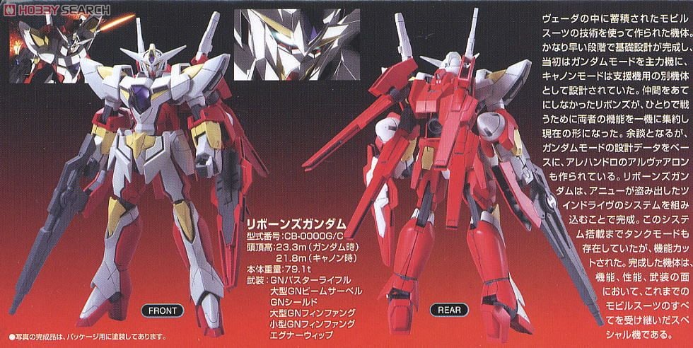 【再販】HG 1/144『リボーンズガンダム』機動戦士ガンダム00 プラモデル-004