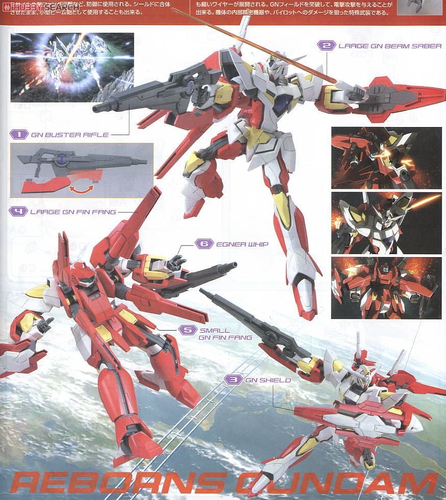 【再販】HG 1/144『リボーンズガンダム』機動戦士ガンダム00 プラモデル-013
