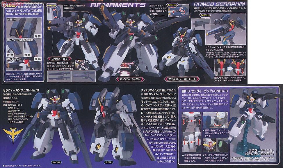 【再販】HG 1/144『セラヴィーガンダム GNHW/B』機動戦士ガンダム00 プラモデル-004