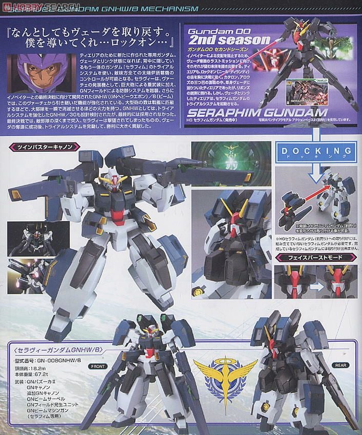 【再販】HG 1/144『セラヴィーガンダム GNHW/B』機動戦士ガンダム00 プラモデル-009