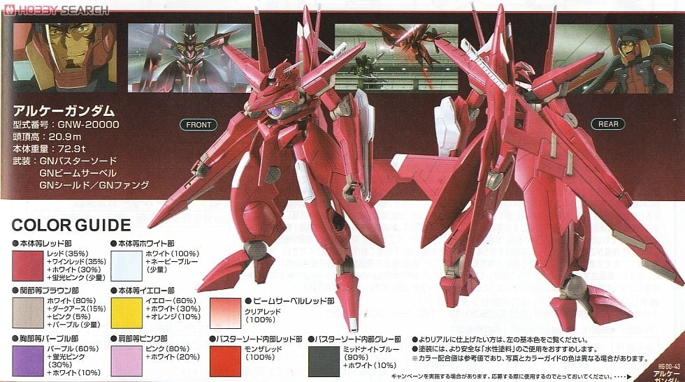 【再販】HG 1/144『アルケーガンダム』機動戦士ガンダム00 プラモデル-013