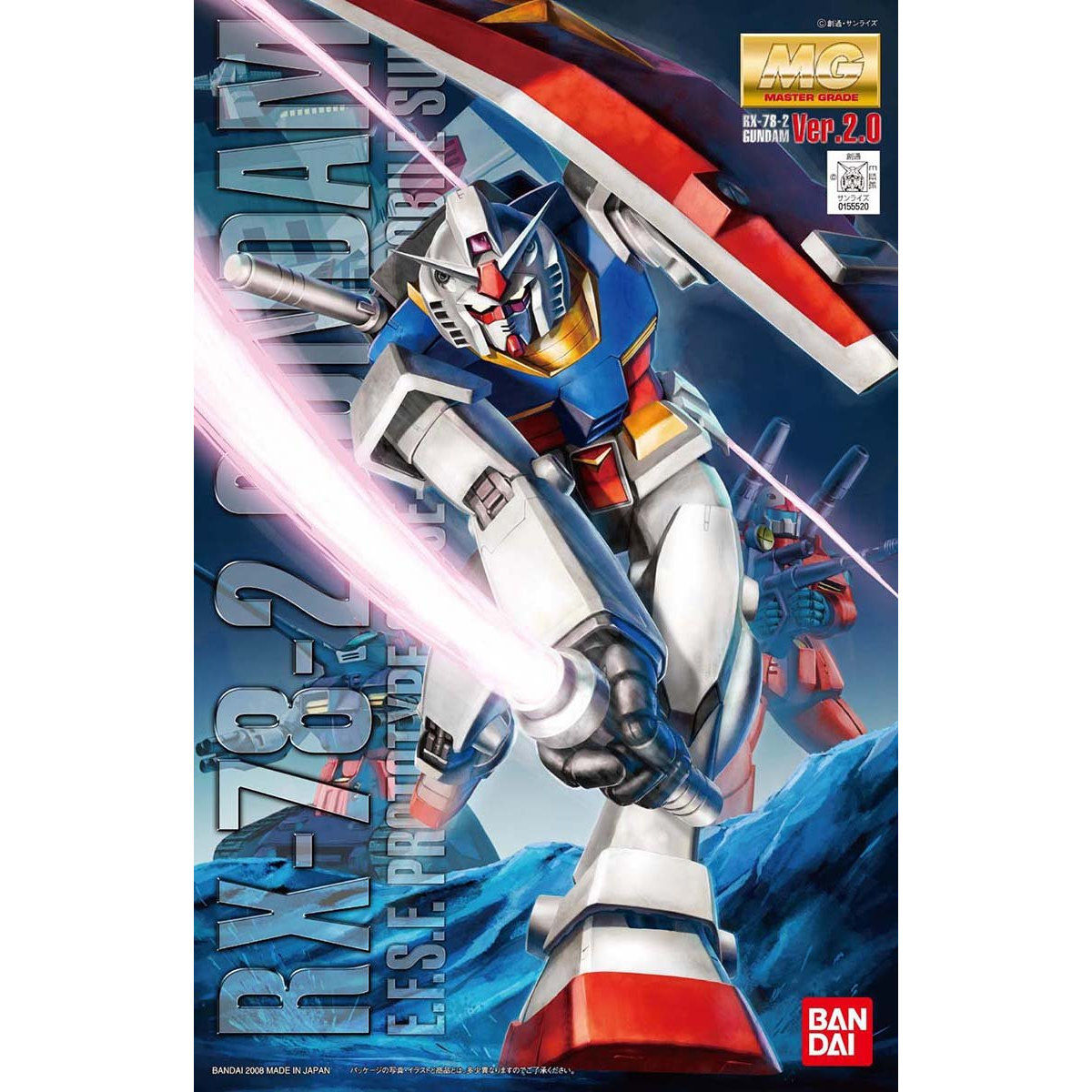 【再販】MG 1/100『RX-78-2ガンダム Ver2.0』機動戦士ガンダム プラモデル-001