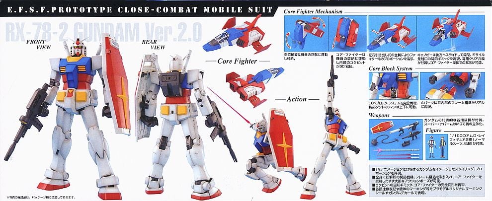 【再販】MG 1/100『RX-78-2ガンダム Ver2.0』機動戦士ガンダム プラモデル-006