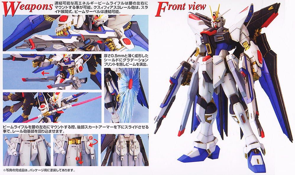 【再販】MG 1/100『ストライクフリーダムガンダム』機動戦士ガンダムSEED DESTINY プラモデル-007