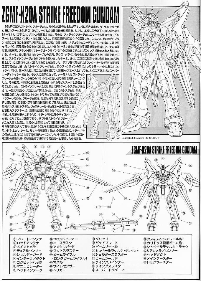 【再販】MG 1/100『ストライクフリーダムガンダム』機動戦士ガンダムSEED DESTINY プラモデル-014