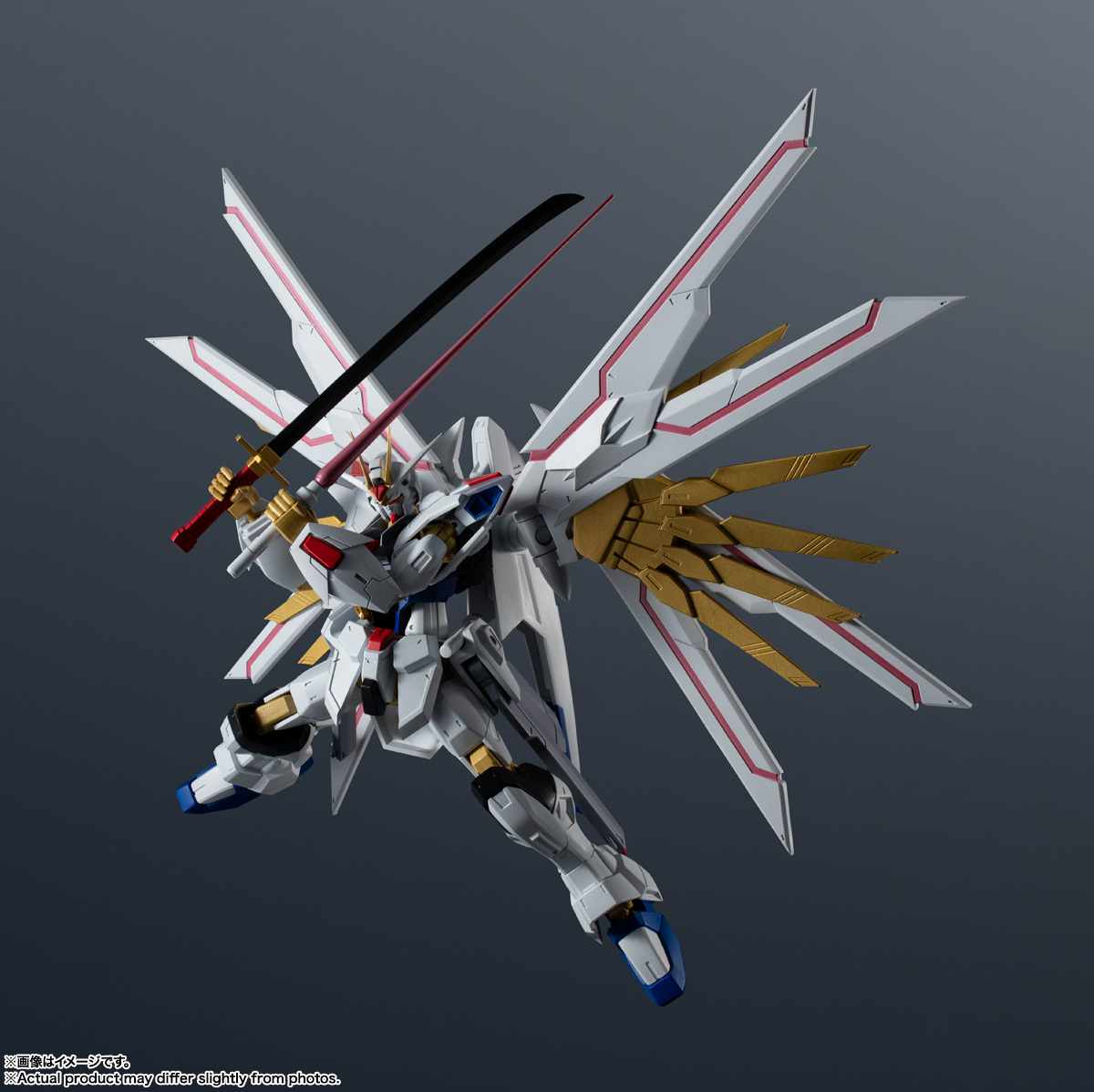 GUNDAM UNIVERSE『ZGMF/A-262PD-P MIGHTY STRIKE FREEDOM GUNDAM』マイティーストライクフリーダムガンダム 可動フィギュア-004