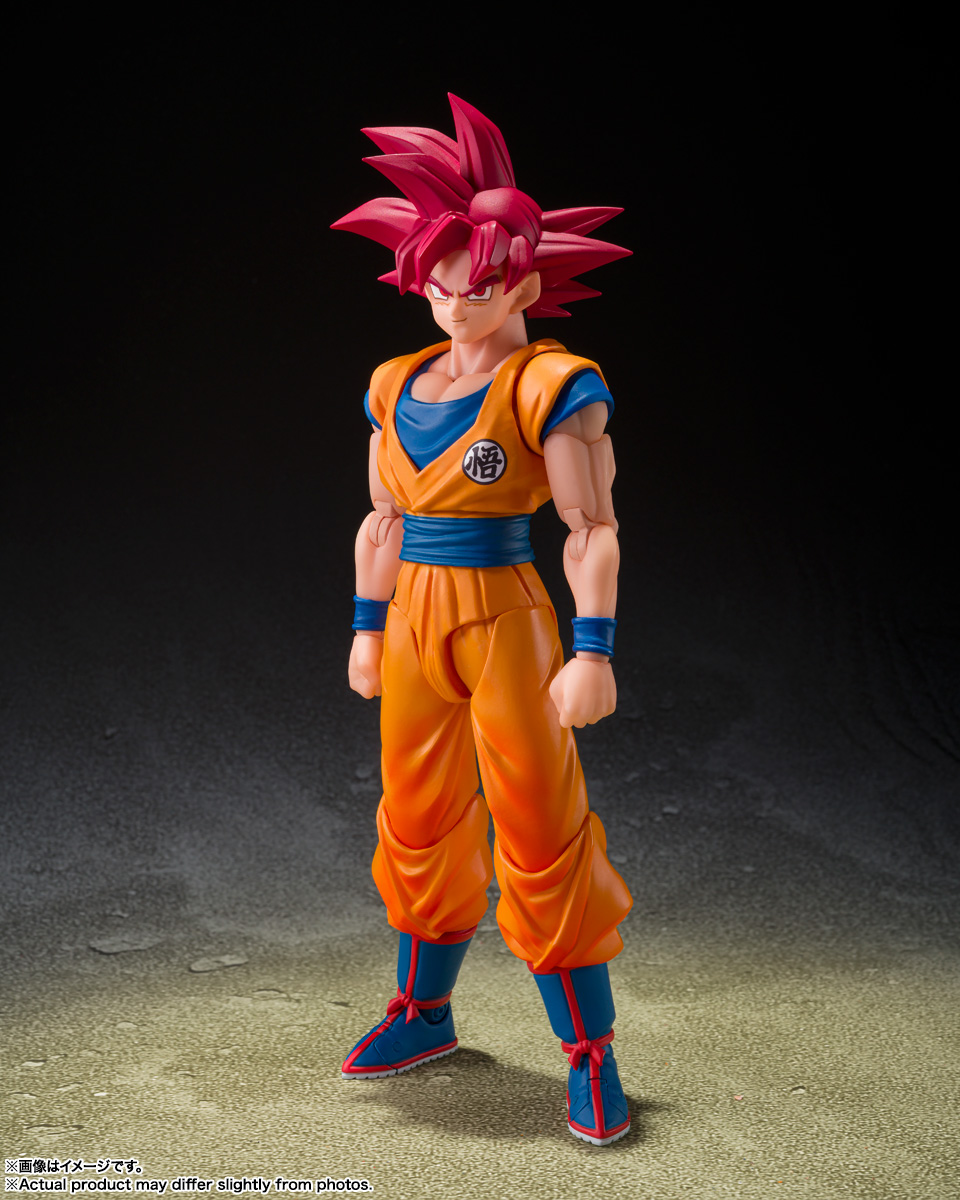S.H.Figuarts『超サイヤ人ゴッド孫悟空〈神の気を纏いし姿〉』ドラゴンボール超 可動フィギュア-001
