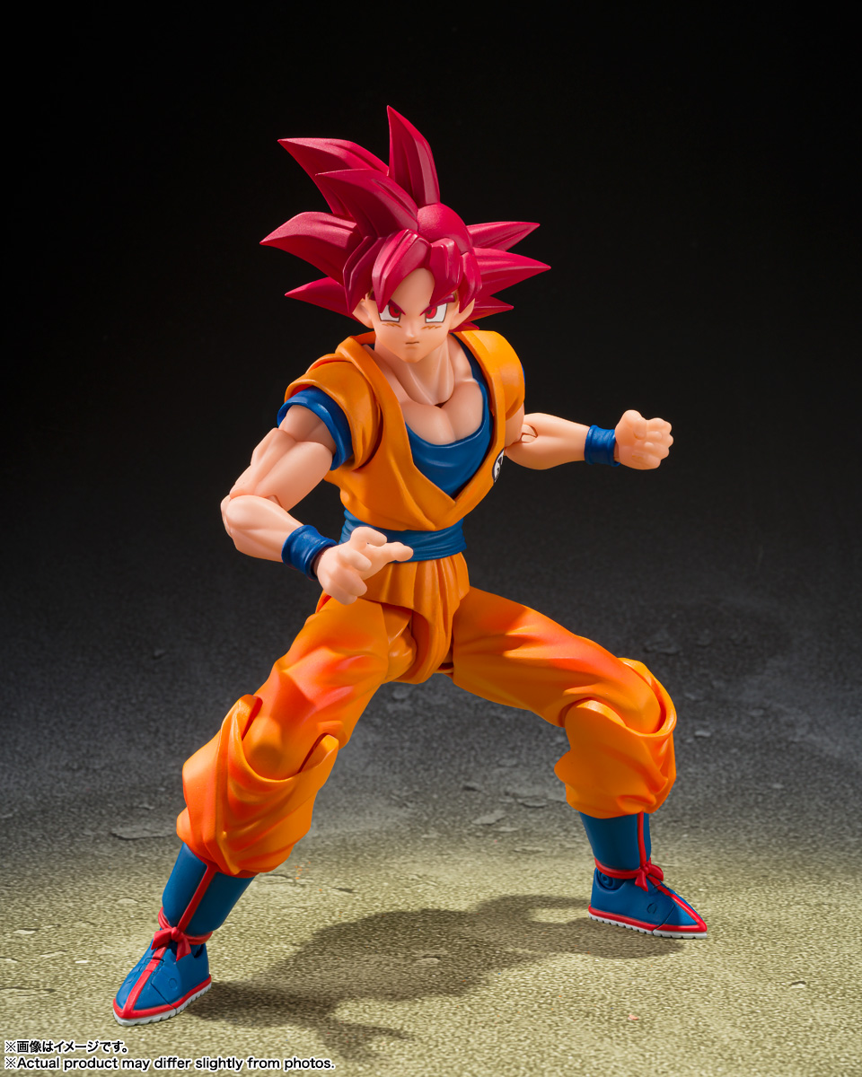 S.H.Figuarts『超サイヤ人ゴッド孫悟空〈神の気を纏いし姿〉』ドラゴンボール超 可動フィギュア-002