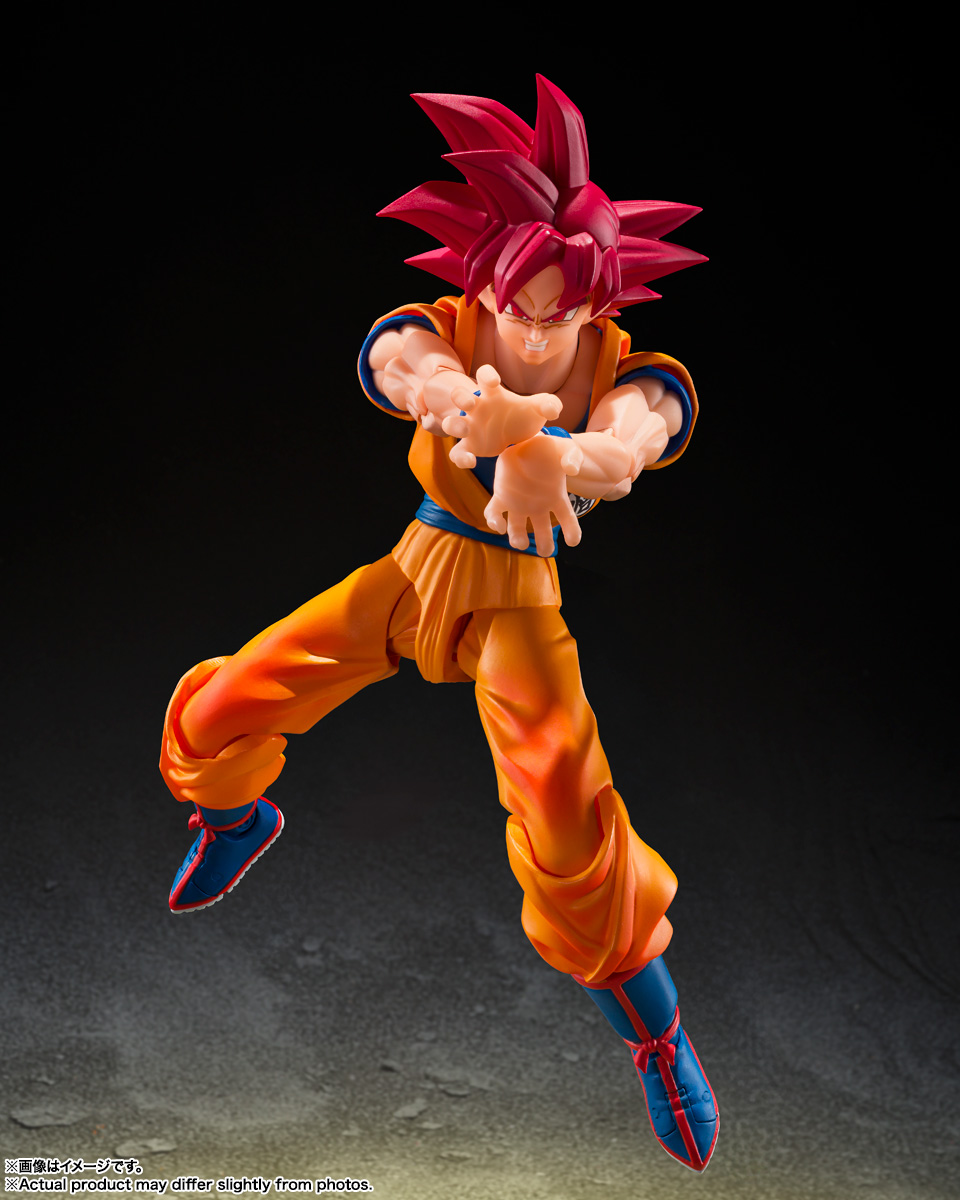 S.H.Figuarts『超サイヤ人ゴッド孫悟空〈神の気を纏いし姿〉』ドラゴンボール超 可動フィギュア-004
