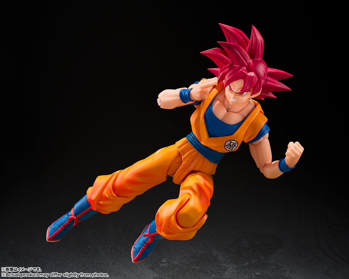 S.H.Figuarts『超サイヤ人ゴッド孫悟空〈神の気を纏いし姿〉』ドラゴンボール超 可動フィギュア-005
