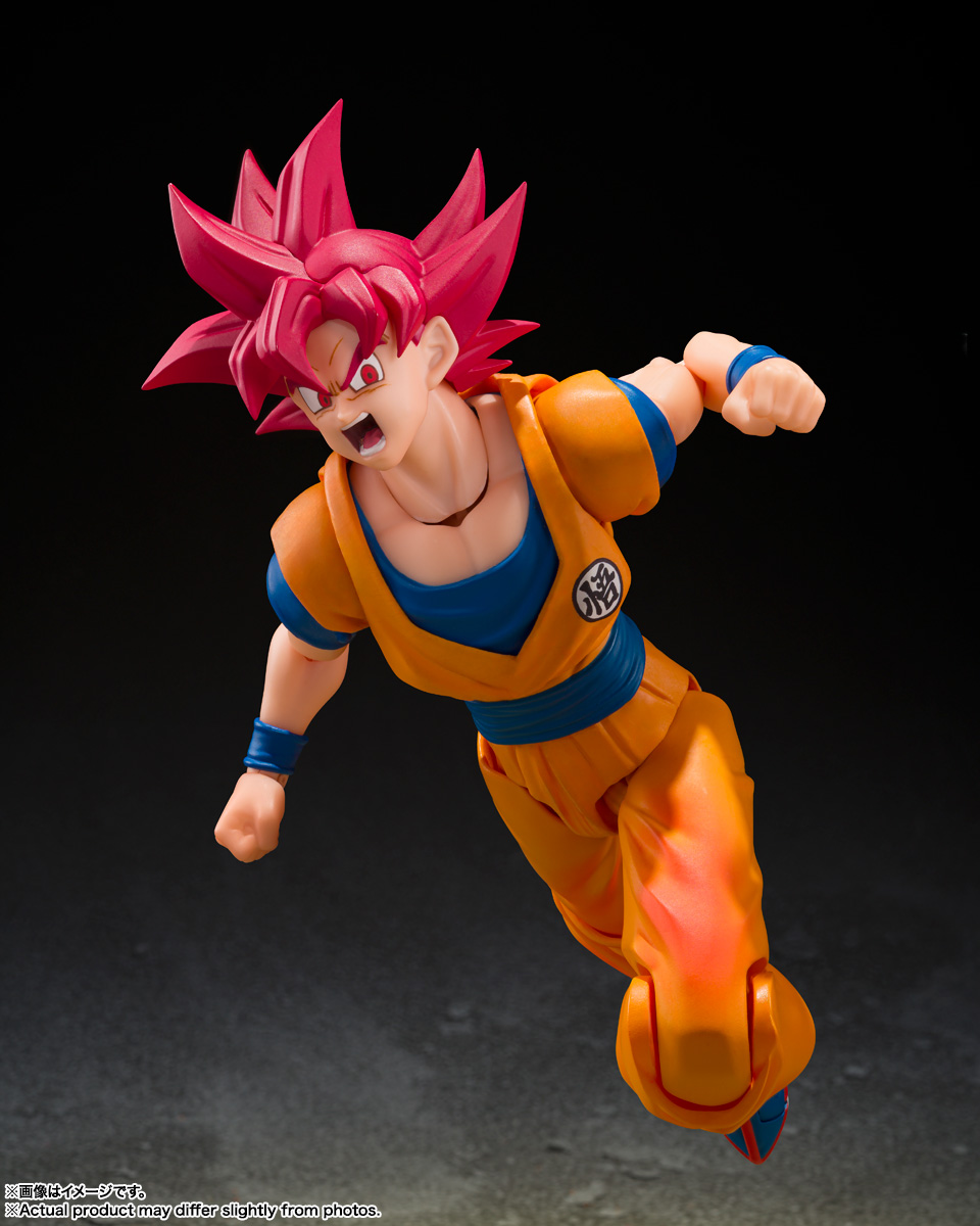 S.H.Figuarts『超サイヤ人ゴッド孫悟空〈神の気を纏いし姿〉』ドラゴンボール超 可動フィギュア-006