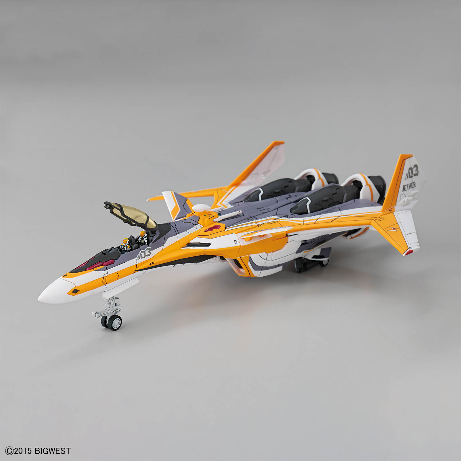 HG 1/100『VF-31E ジークフリード（チャック・マスタング機）』マクロスΔ プラモデル-005
