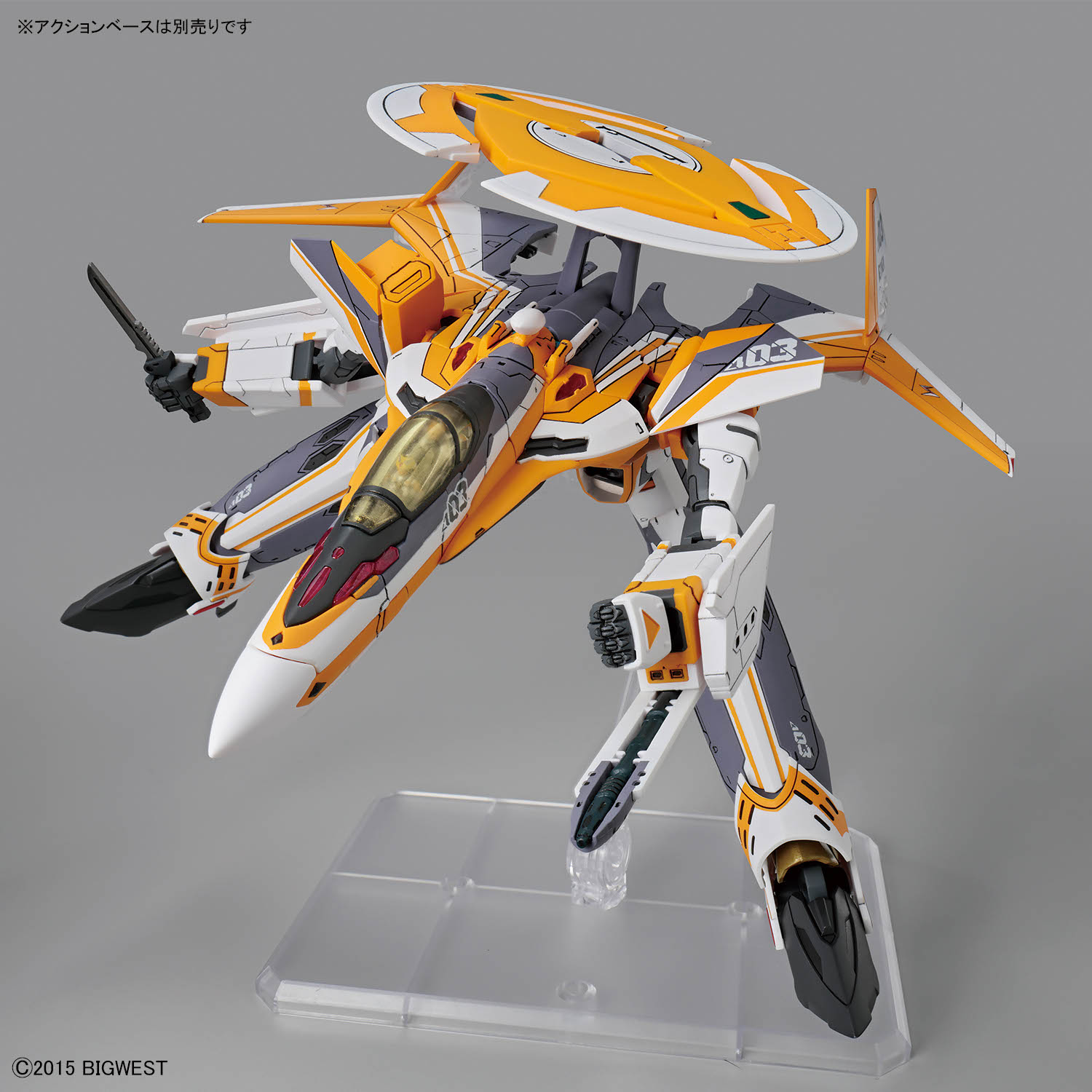 HG 1/100『VF-31E ジークフリード（チャック・マスタング機）』マクロスΔ プラモデル-010