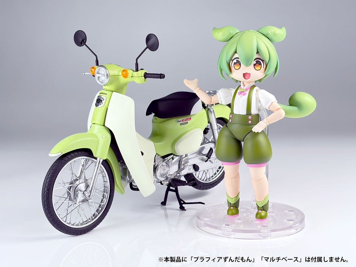 NEXT 1/12『ホンダ スーパーカブ（ずんだもんEdition）』東北ずん子・ずんだもんプロジェクト プラモデル-013