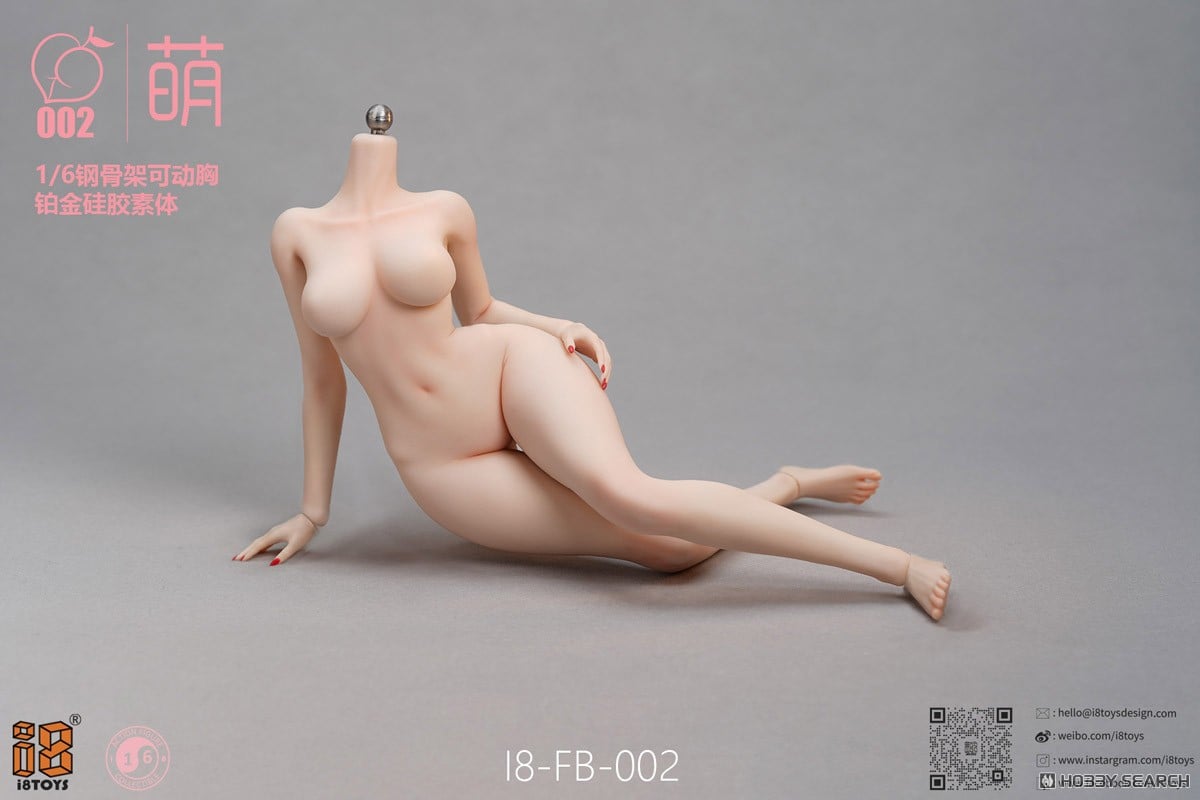 萌シリーズ『シームレス可動女性素体 I8-FB-002-A(胸部可動Ver.)』1/6 ドール素体-006