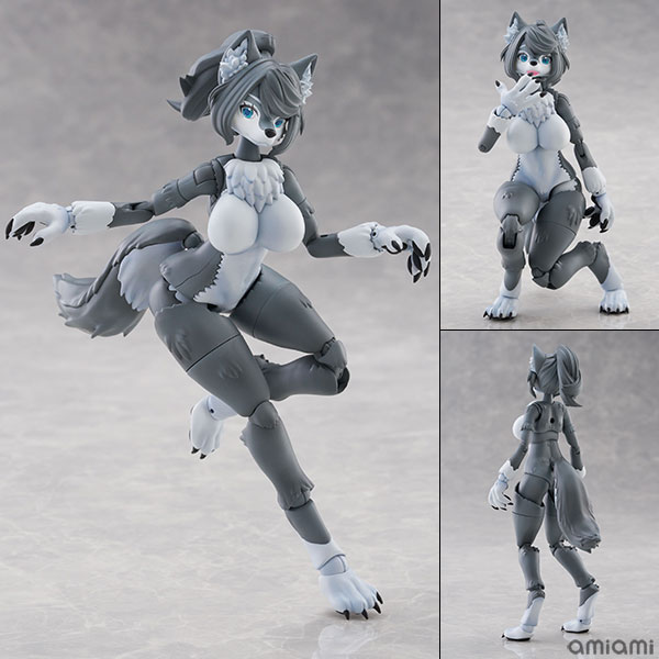 けもプラ『No.KP-03R ハイイロオオカミ』プラモデル