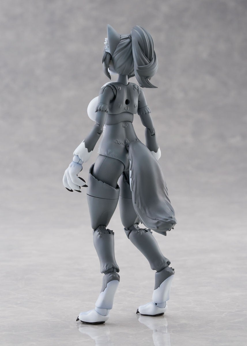 けもプラ『No.KP-03R ハイイロオオカミ』プラモデル-002