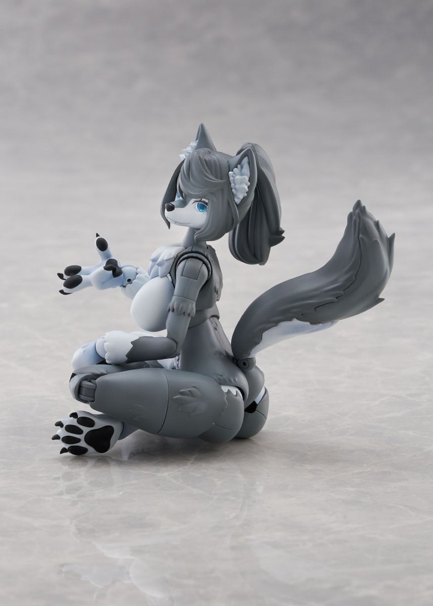 けもプラ『No.KP-03R ハイイロオオカミ』プラモデル-008